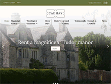 Tablet Screenshot of cadhay.org.uk